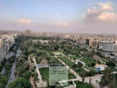 شقة 360 متر كالقصر للبيع بأبراج عثمان – فيو ساحر مباشر على حديقة الميريلاند امكانية البيع بالفرش كامل