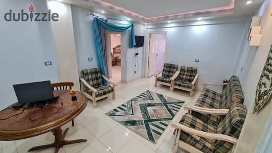 Furnished apartment with air conditioning in front of Cairo University and Hyper One Sheikh Zayed