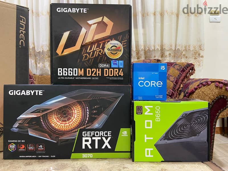 Gaming PC , RTX 3070, Core i5 12400F 1