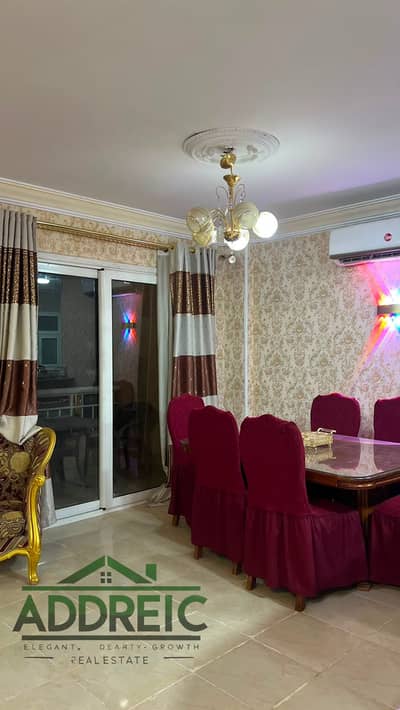 Furnished Apartment for Rent in Madinaty – Group 73  Prime location, conveniently located close to all services, with a wide garden view.