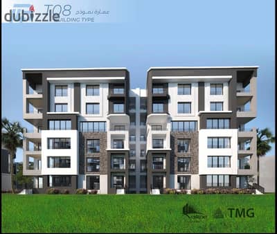 Apartment for sale in my city in B14, opening reservation with a total area of 204m, with the lowest total contract, the longest repayment period, and the closest delivery at the best location on a wide garden and next to the services area