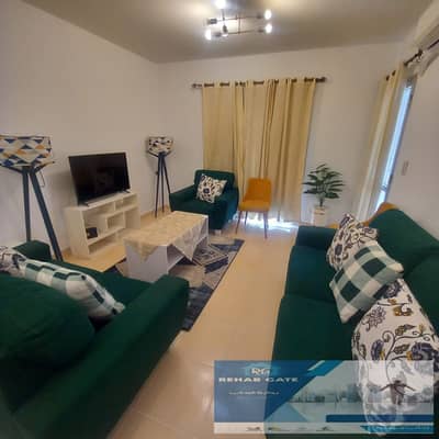 Furnished apartment for rent in Al Rehab City (Phase 8), facing the Eastern Market. The apartment measures 131 square meters