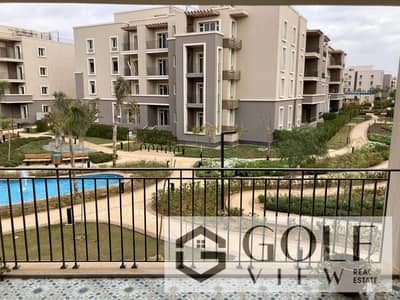 For a quick sale: 224 m² apartment on the first floor, double-view corner unit, fully finished in ultra-luxury style, in the October Plaza Sodic Comp