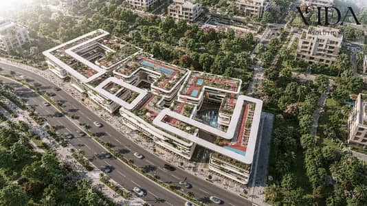 للبيع مطعم او كافيه 33 متر علي المحور المركزي مباشر في 6 اكتوبر mall WALK’N بالتقسيط علي 10 سنين