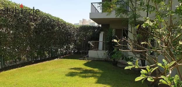 For rent in Zadris Compound, Sheikh Zayed 137 sqm apartment area #__ground floor with a private garden of 100 sqm #__for rent (with kitchen, air conditioners, chandeliers, curtains, and heating) (#_2 bathrooms, and a large reception of 3 pieces and 3 bedrooms with a large balcony) (#_the view is very excellent, and nautical, and unspoiled)