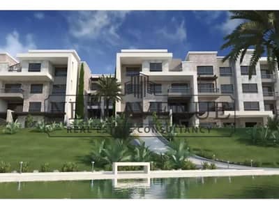 شقة أرضي بحديقة للبيع في Amberville New Giza | 185 متر | حديقة 120 متر | 3 غرف نوم | تشطيب كامل