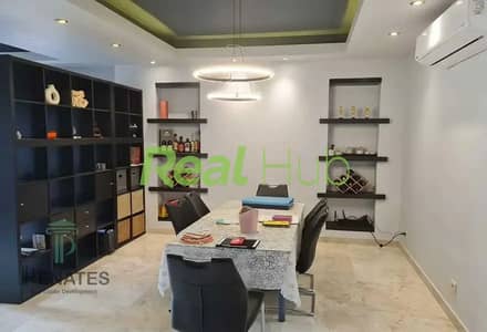 Two-bedroom apartment in the most upscale Valori compound, in front of City Center Almaza Mall