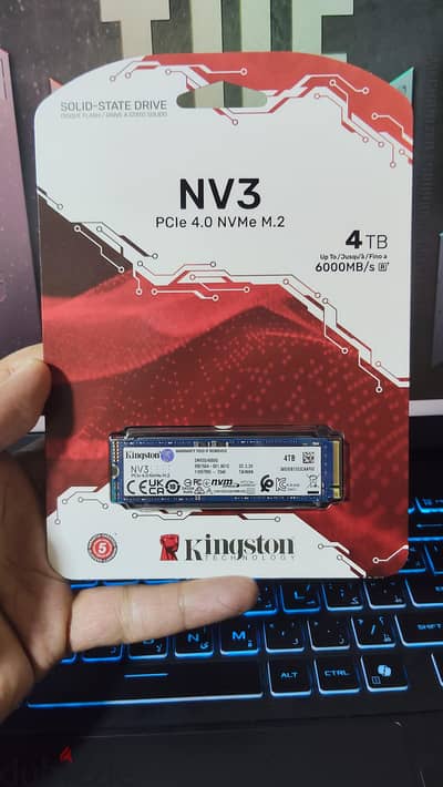 Kingston NV3 NVMe M. 2 4TB SSD