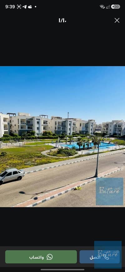 Two-bedroom chalet with bathroom for rent in Amwaj, with a distinctive view.