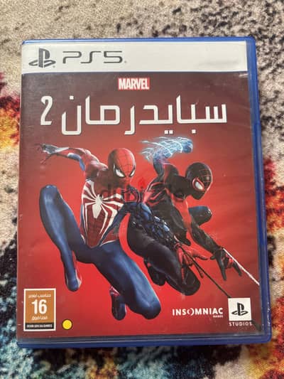 أسطوانة Spider-Man 2 لـ PS5 بحالة الزيرو (Disc)