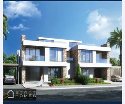 Quattro Corner Villa with Open View and Sea Facing for Sale in Noor Smart City