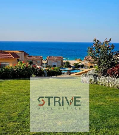 fully finished chalet with prime double View Lagoon and Sea In north coast Sidi Abdel Rahman For sale