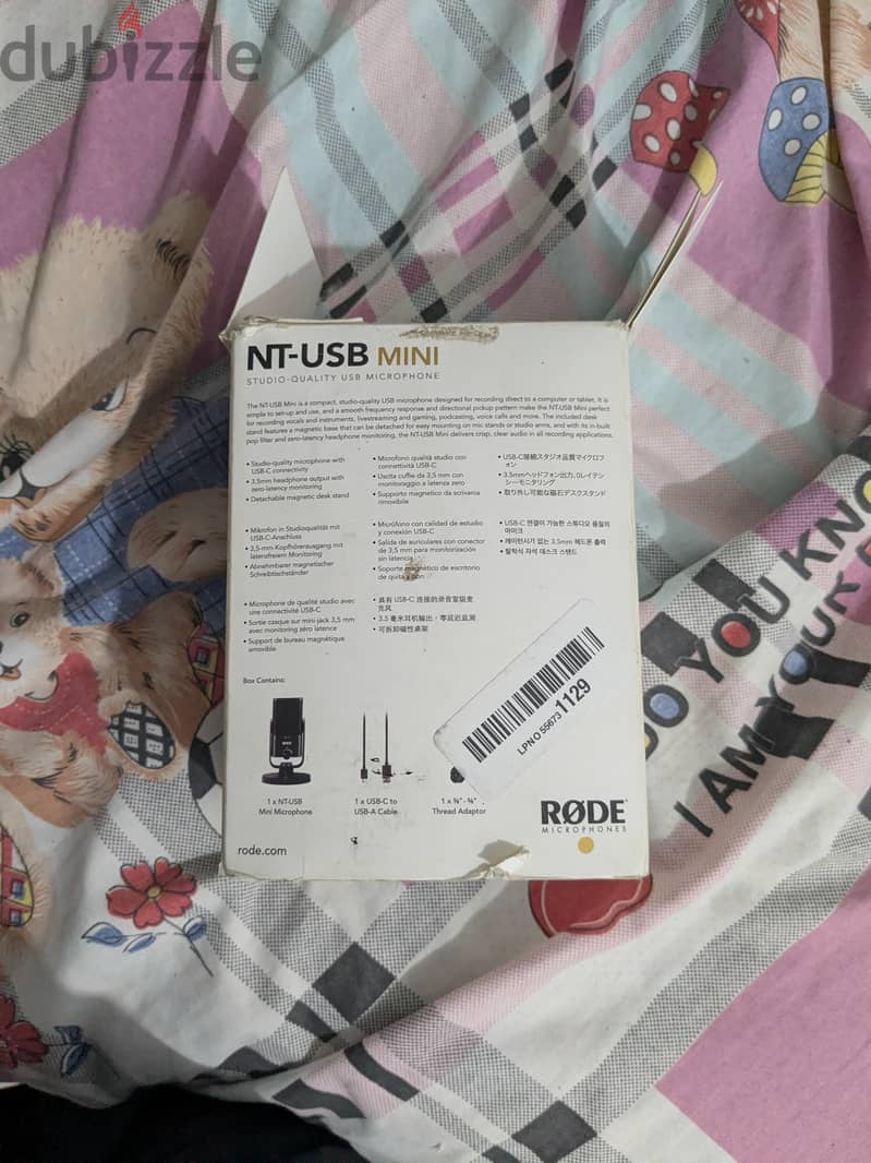 Rode NT usb mini microphone new unused 6