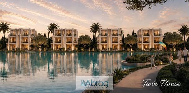 Twin House 255m for sale in Villagio Compound - Dahshour Link, 6 October