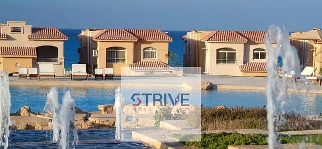 fully finished chalet with prime double View Lagoon and Sea In north coast Sidi Abdel Rahman For sale