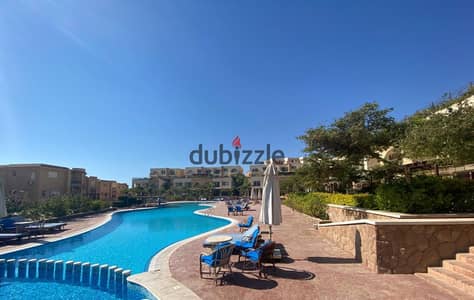 شاليه للبيع 100م غرفتين +2 حمام Sea View في العين السخنة بأفضل سعر بعد الخصم، في لاجونا باي قريه شغاله بالفعل