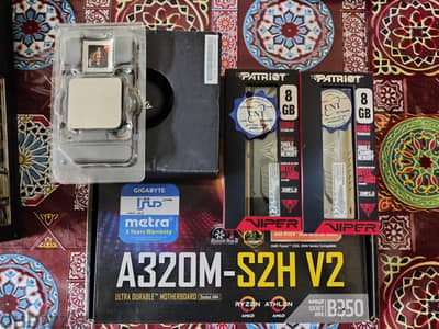 ryzen 5 4650g ram ddr4 2x8 3200 a320m s2h v2