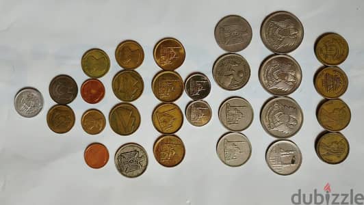 29 عملة معدنية مصرية قديمة