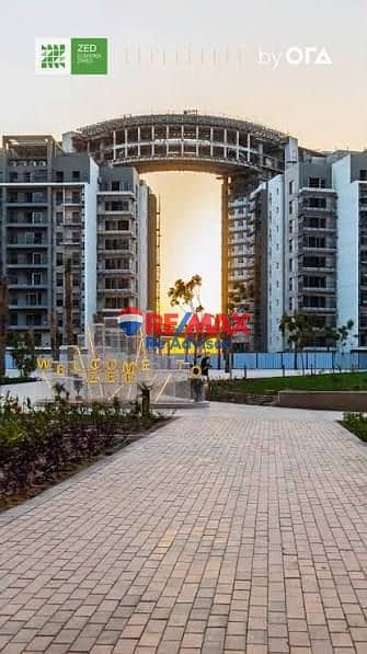 round Apartment with Garden for Sale | ZED Towers Sheikh Zayed | 155 m² | Fully Finished with ACs | Installments Until 2031