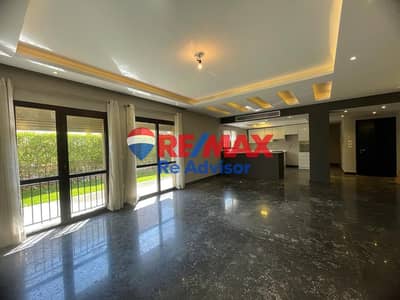 Ground Floor Apartment with Private Garden for Rent in The Courtyards – Beverly Hills, Sheikh Zayed – Fully Air-Conditioned with Kitchen.