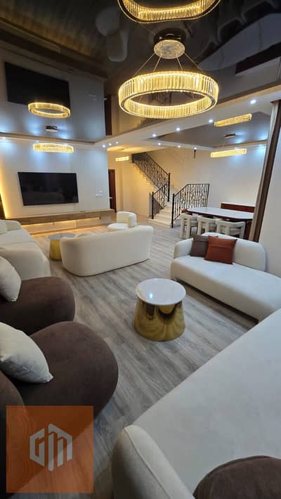 First-Use Furnished Twin House in Mivida,NEW Cairo