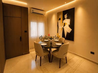 Luxury chalet for rent in Sheikh Zayed, 16th District. Private entrance on main street, 3 beds, 2 baths, hotel finish & private garden. Family-friendl