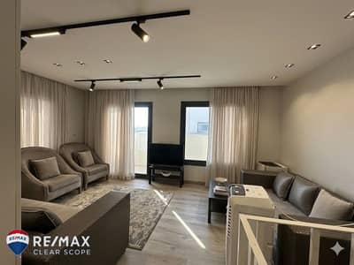Duplex roof garden for sale in Trio Gardens | 160m² + 45m² garden | Fully finished | Ready to move in | 2 bedrooms | Down payment 8.15 million