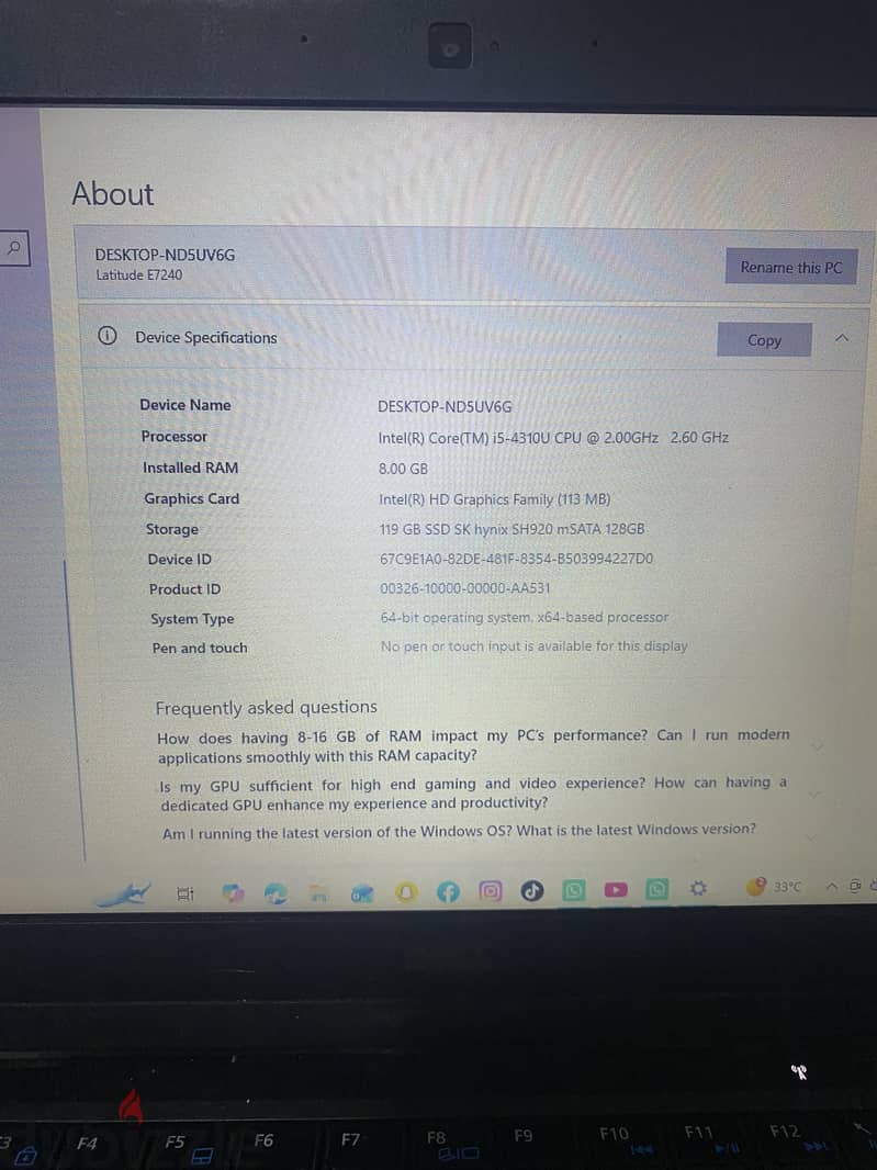 لابتوب للبيع 1