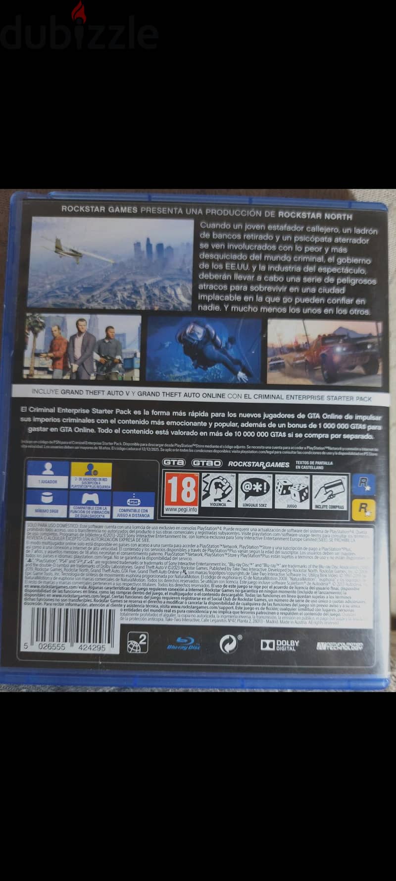 GTA 5 premium edetion (PS4) 1