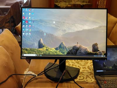 شاشه  lenovo 27  بوصه 2k QHD framless