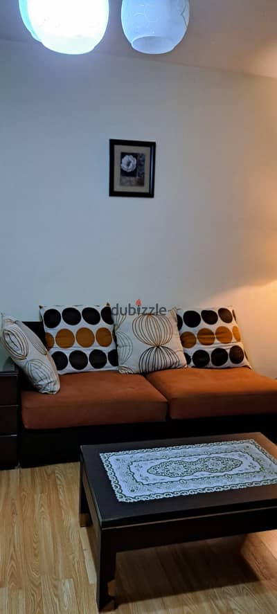 Available 92m apartment for rent furnished in Al Rehab 2