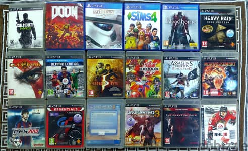 العاب بلايستيشن للبيع ps3/ps4