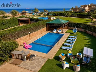 Villa 5 Rooms Private Pool First Row on Sea Fبلو باى اسيا السخنه