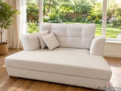 400 cm x 400 cm white leather sofa