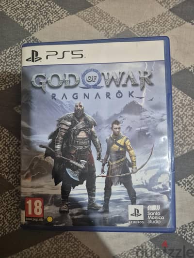 God of war raganork فايف بالعربي ومتاح التبديل حاله ممتازه
