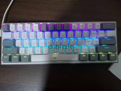 كيبورد ميكانيكال Redragon Fizz 60% RGB (كسر زيرو - بالكرتونة)