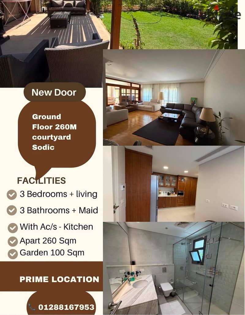 Courtyard Sodic Ground Floor 260 Sqm 0 Courtyard Sodic Ground Floor 260 Sqm 0