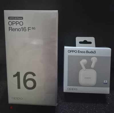 OPPO Reno 16 F 5G + Enco Buds 3