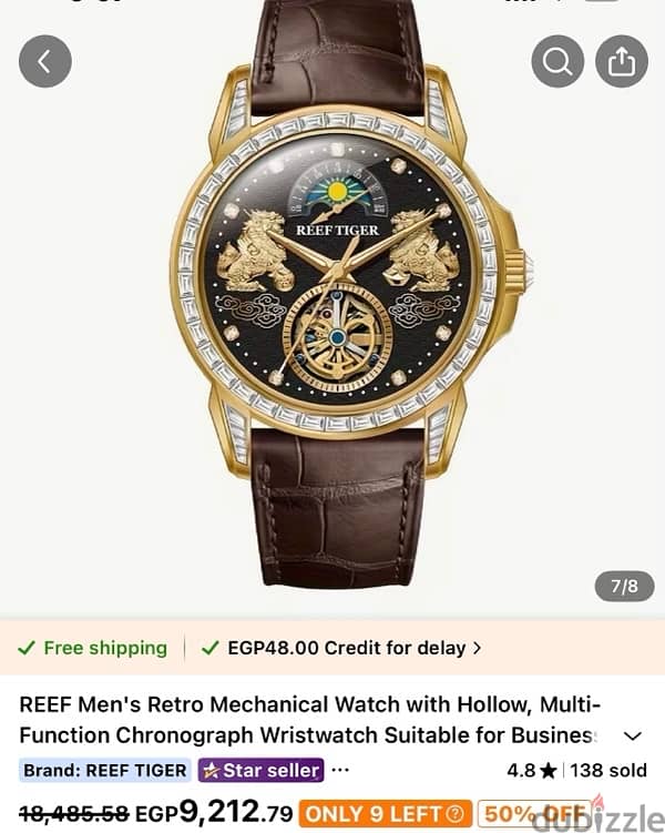 reef tiger watch 9
