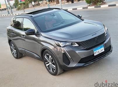 بيجو 3008 / 2021  الوحيده Gtline بلاك باك