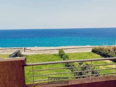 Chalet for sale sea view high-end finished in Telal North Coast North Coast