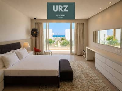 Corner townhouse with full sea view fully finished with ACs 30% discount and installments near Marassi in North Coast for a limited time