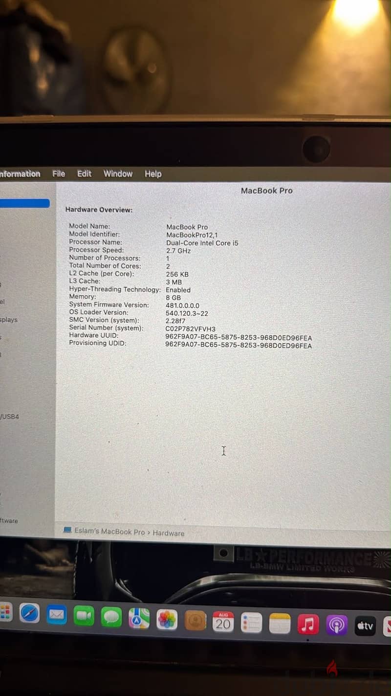 MacBook Pro13 2015 3