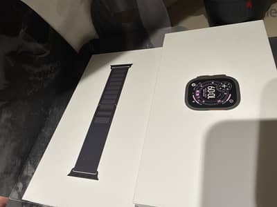 Apple Watch Ultra 3 _ 49mm Gps & Cellular Black داخل الضمان بطارية ١٠٠