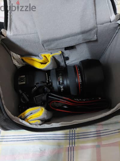 Camera Canon 600 d + 3 lenses