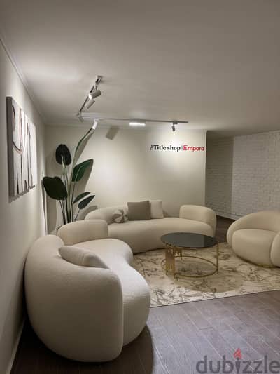Modern Seating Set, 2 Sofas and Chair