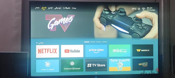 شاشه سمارت ٥٨ بوصه للبيع
