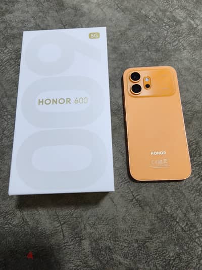Honor 600 5G 12/256 برتقالي | كسر زيرو | حالة الجديد