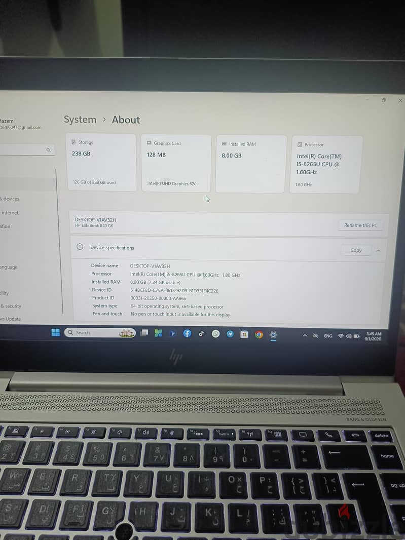 لابتوب 840g6 1