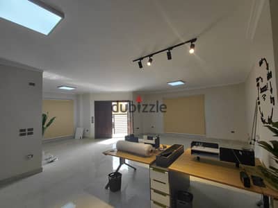  **Apartment for Administrative Rent – ​​New Cairo | First Settlement**   **Location:** Al Banafseg Villas 4 – First Settlement   **Area:** 220